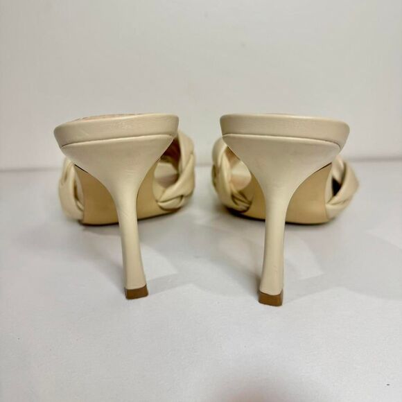 Marc Fisher Brizo Woven Strap Heeled Mules Sandal | Size 8 - Picture 5 of 8